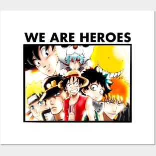 Shonen Jump Heroes Posters and Art